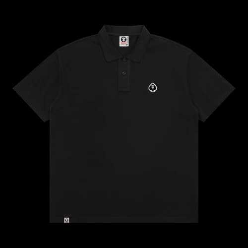 AAPE AAPENOW Spades Polo Tee 'Black'