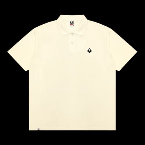 AAPE AAPENOW Spades Polo Tee 'Ivory'