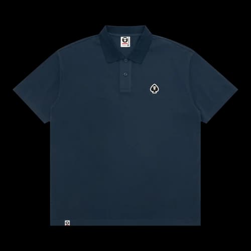 AAPE AAPENOW Spades Polo Tee 'Navy'