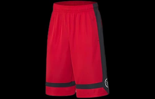 Li-Ning Way of Wade Logo Color Block Basketball Shorts 'Red Black'