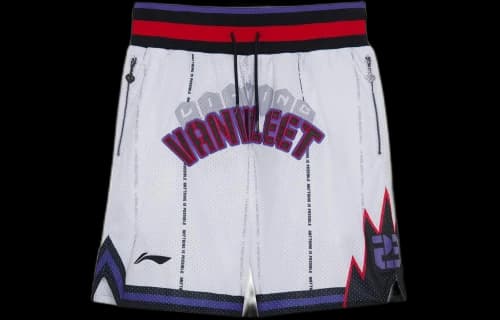 Li-Ning x Fred VanVleet Graphic Basketball Shorts 'White'