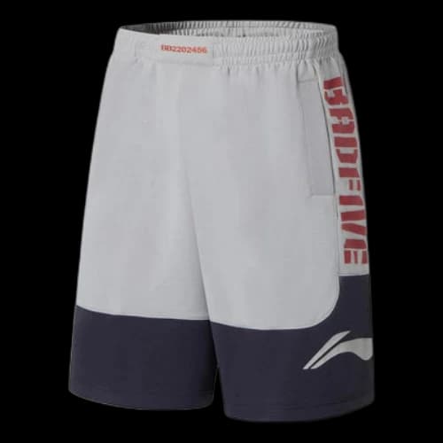 Li-Ning BadFive Logo Basketball Shorts 'White Navy'