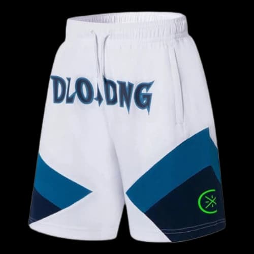 Li-Ning Way Of Wade Dloading Logo Basketball Shorts 'White Blue'