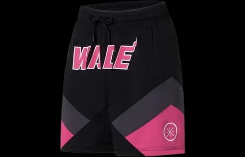 Li-Ning Wade Loose Fit Basketball Shorts 'Black Pink'