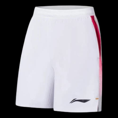 Li-Ning Badminton Competition Shorts 'White Red'