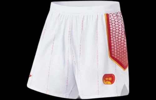 Li-Ning Graphic Basketball Shorts 'White Red'