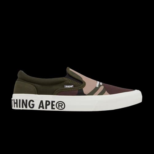 BAPE AAPE Slip-On 'Green Camo'