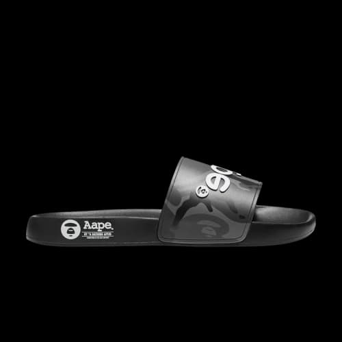AAPE Logo Slide 'Black Camo'