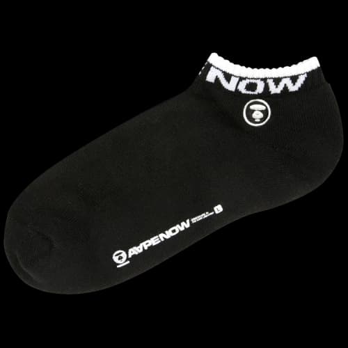 AAPE AAPENOW Moonface Ankle Socks 'Black'