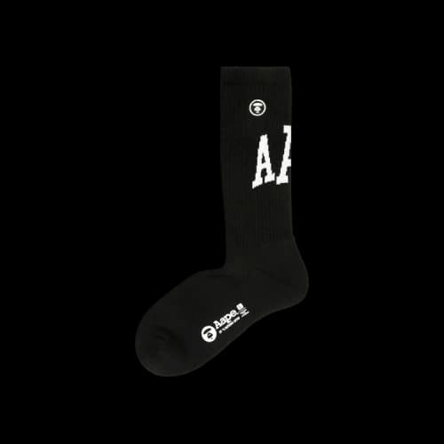 AAPE Moonface Logo Socks 'Black'