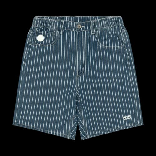 AAPE AAPENOW Moonface Denim Shorts 'Blue/White'