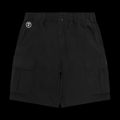 AAPE AAPENOW Moonface Cargo Shorts 'Black'