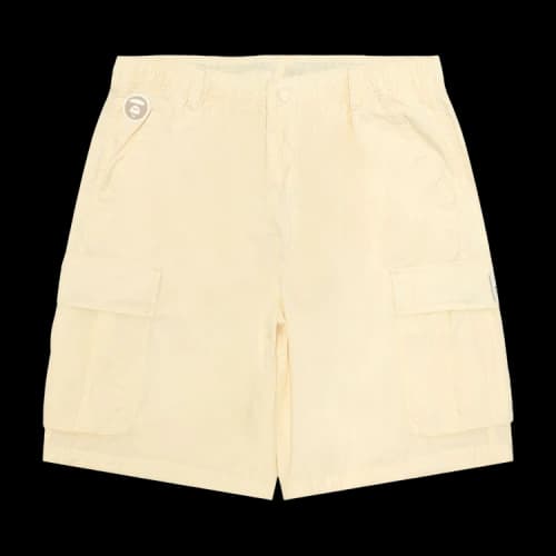 AAPE AAPENOW Moonface Cargo Shorts 'Ivory'