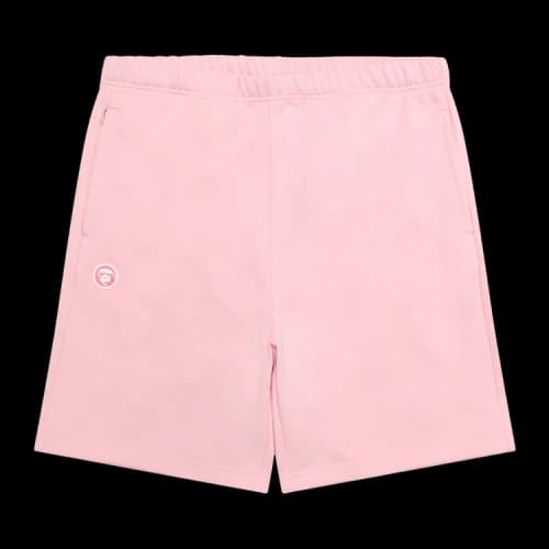 AAPE AAPENOW Moonface Sweat Shorts 'Pink/Light'