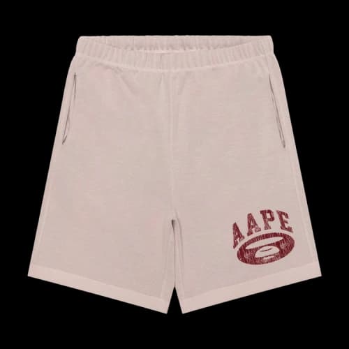 AAPE Moonface Sweat Shorts 'Ivory'