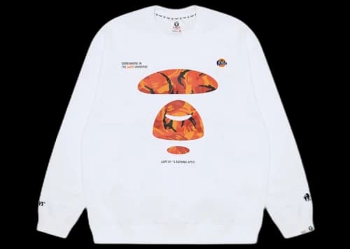 BAPE x Coca-Cola Logo Sweatshirt Fanta