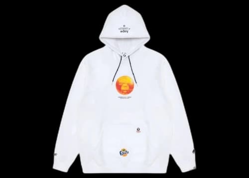 BAPE x Coca-Cola Moonface Graphic Hoodie Fanta