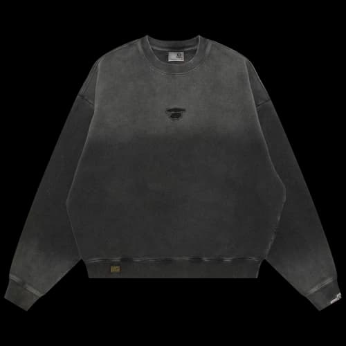 AAPE AAPEUNVS Unvs Crew Neck Sweatshirt 'Grey'
