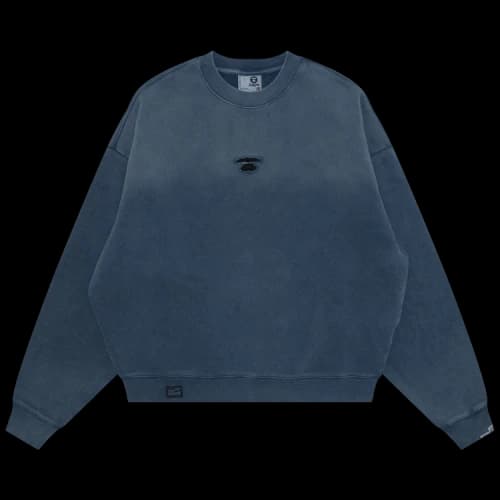 AAPE AAPEUNVS Unvs Crew Neck Sweatshirt 'Navy/Light'