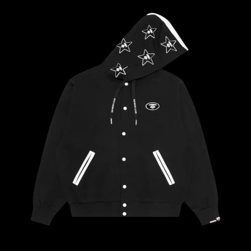 AAPE Moonface Hooded Jacket 'Black'