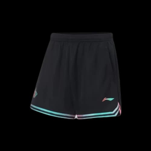 Li-Ning Athletic Competition Sport Shorts 'Black Aqua'