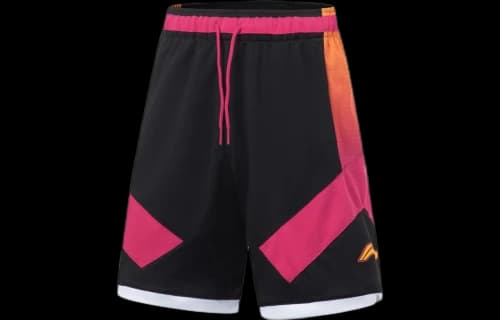 Li-Ning CBA All Star Game Basketball Shorts 'Black Pink'