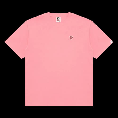 AAPE AAPENOW Heart Moonface Tee 'Pink'