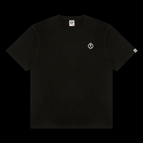 AAPE AAPENOW Spades Moonface Tee 'Black'