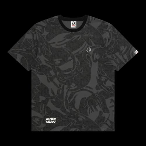 AAPE AAPENOW Camo Tee 'Grey/Multicolor'