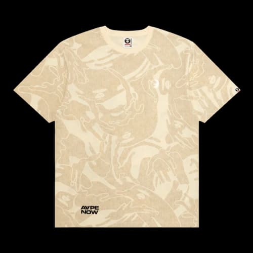 AAPE AAPENOW Camo Tee 'Ivory/Multicolor'