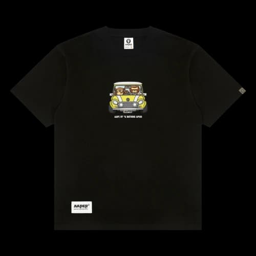 AAPE AAPER Graphic Tee 'Black'