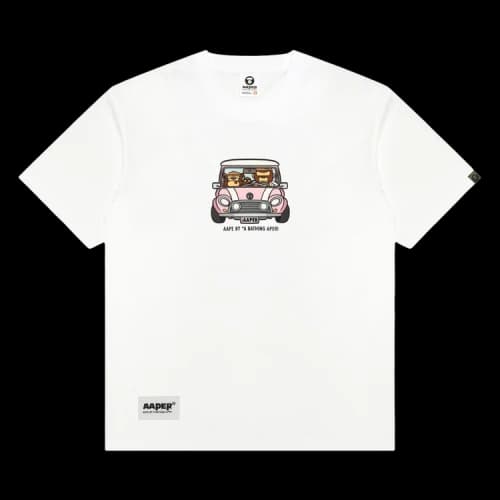 AAPE AAPER Graphic Tee 'White'