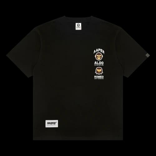 AAPE AAPER Graphic Tee 'Black'