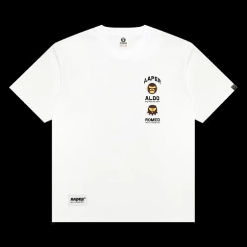 AAPE AAPER Graphic Tee 'White'