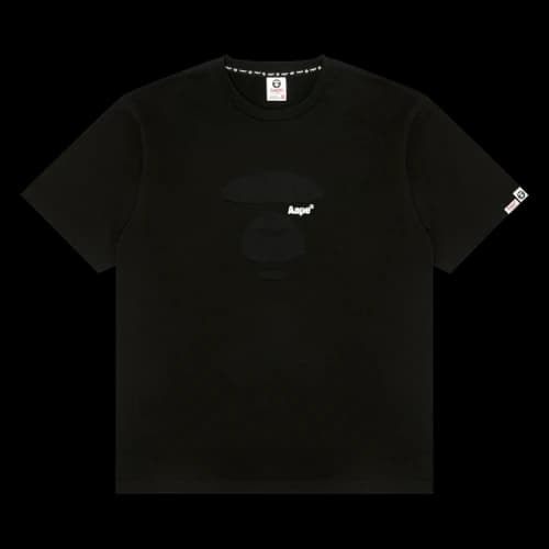 AAPE AAPEUNVS Unvs Moonface Tee 'Black'