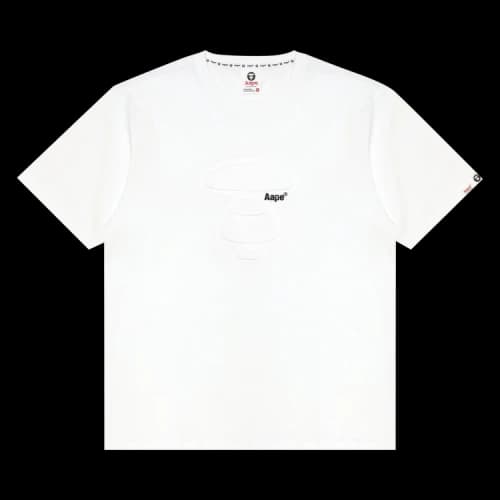 AAPE AAPEUNVS Unvs Moonface Tee 'White'