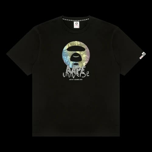 AAPE AAPEUNVS Unvs Moonface Tee 'Black'
