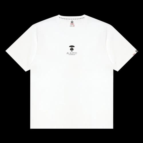 AAPE Moonface Logo Tee 'White'