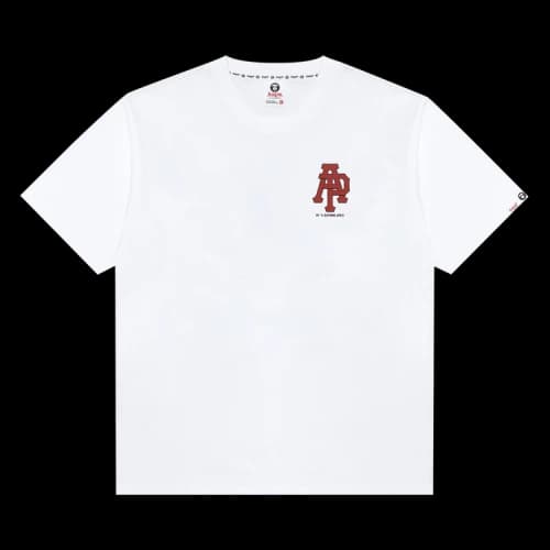 AAPE AAPENOW Camo Moonface Tee 'White'