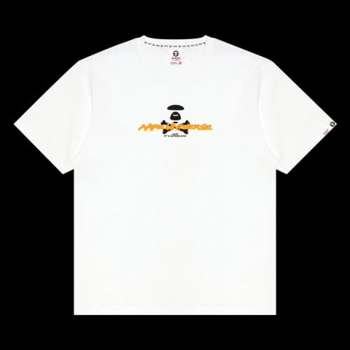 AAPE AAPEUNVS Unvs Graphic Tee 'White'