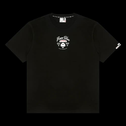 AAPE AAPEUNVS Unvs Graphic Tee 'Black'