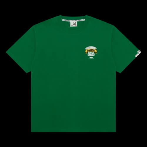 AAPE AAPEUNVS Unvs Graphic Tee 'Green'