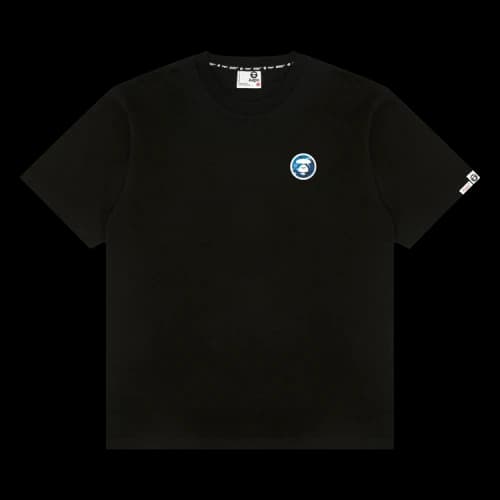 AAPE Moonface Logo Tee 'Black'