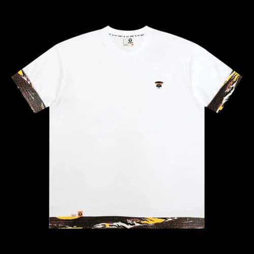 AAPE Moonface Logo Tee 'White'