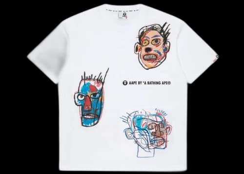 BAPE x Jean Michel Basquiat #2 Tee Beige