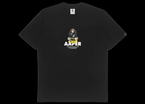 BAPE x Eric Inkala #3 Tee Black