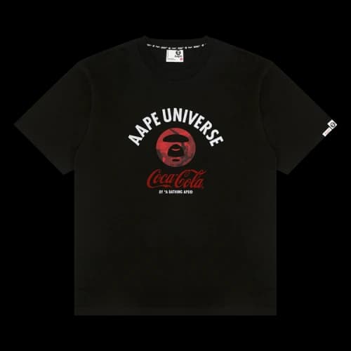 AAPE x Coca Cola Unvs Graphic Tee 'Black'
