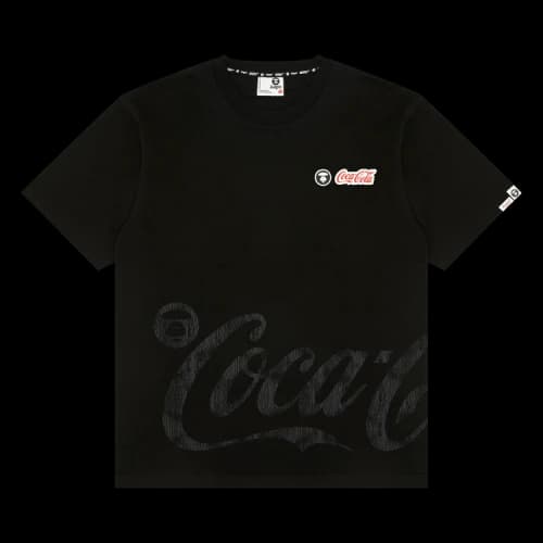 AAPE x Coca Cola Graphic Tee 'Black'