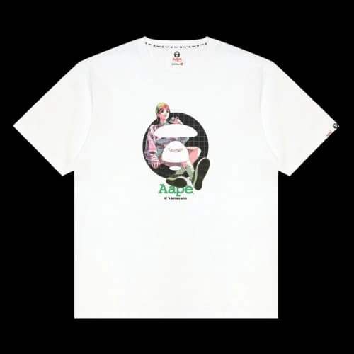 AAPE x Tree13 Graphic Tee 'White'