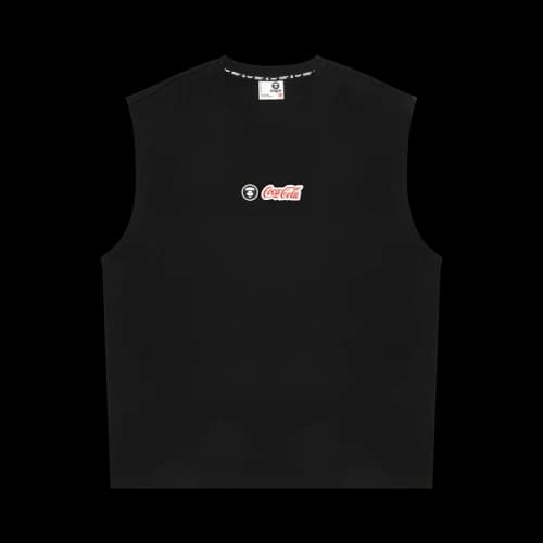 AAPE x Coca Cola Logo Tank Top 'Black'